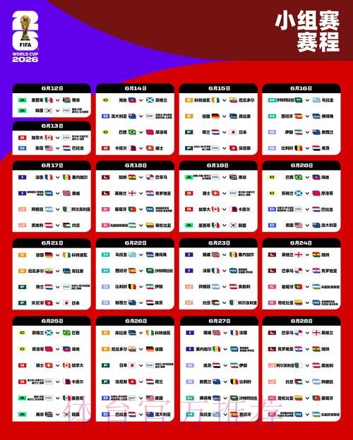 2026世界杯完整赛程今日观看指南在哪里看